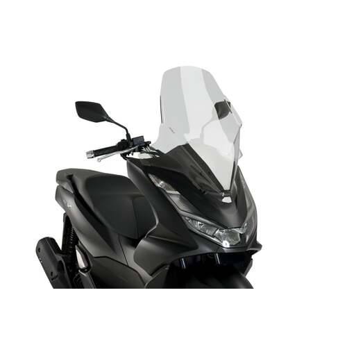 Puig V-Tech Line Touring Screen For Honda PCX 125 (2021 - Onwards) - Clear