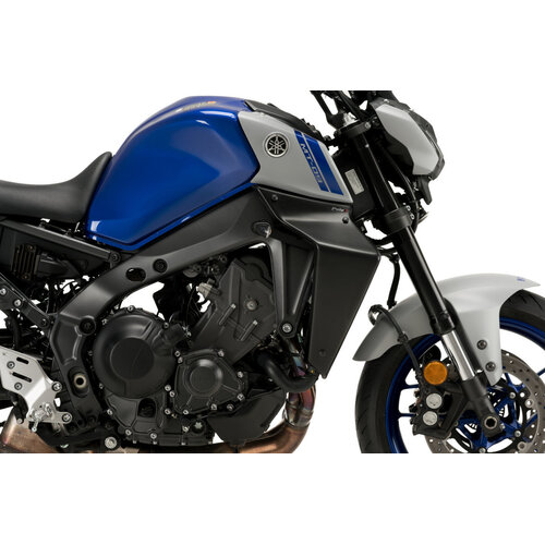 Puig Downforce Naked Side Spoilers For Yamaha MT-09/SP (2021 - Onwards) - Black