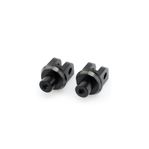 Puig Footpeg Adaptor Compatible with Yamaha MT-09/SP/Tracer/GT 2021 - Onwards (Black)