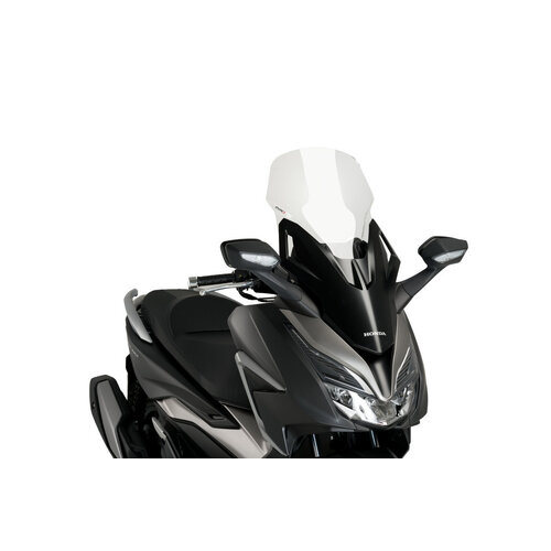 Puig V-Tech Line Touring Screen Compatible with Honda Forza 125/350 2021 - Onwards (Clear)