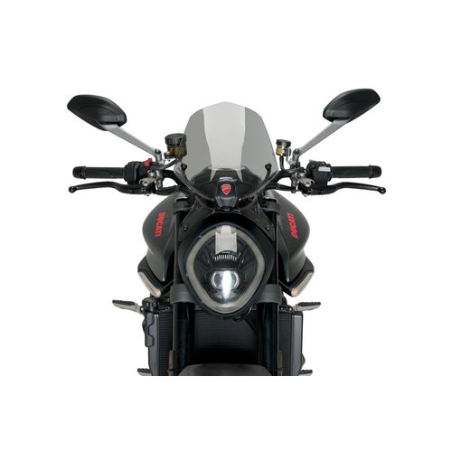 Puig New Generation Sport Screen For Ducati Monster 937 (2021 - Onwards) - Smoke