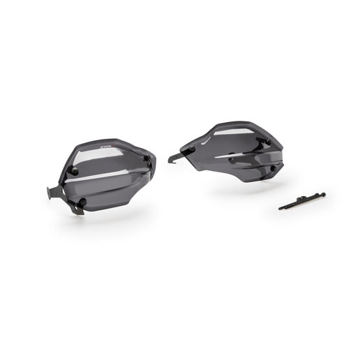 Puig Handguard Extension Compatible with Ducati Multistrada V4/V4S/V4S Sport 2021 - Onwards (Dark Smoke)