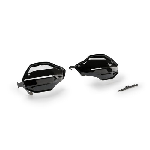 Puig Handguard Extension Compatible with Ducati Multistrada V4/V4S/V4S Sport 2021 - Onwards (Black)
