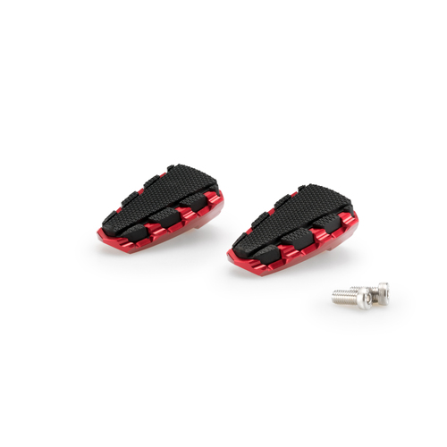 Puig FOOTPEGS HI-TECH TRAIL 2.0. RIG/LEFT C/RED