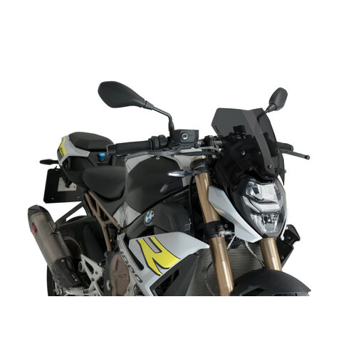 Puig New Generation Sport Screen For BMW S 1000 R (2021 - Onwards) - Without Original BMW Support (Dark Smoke)
