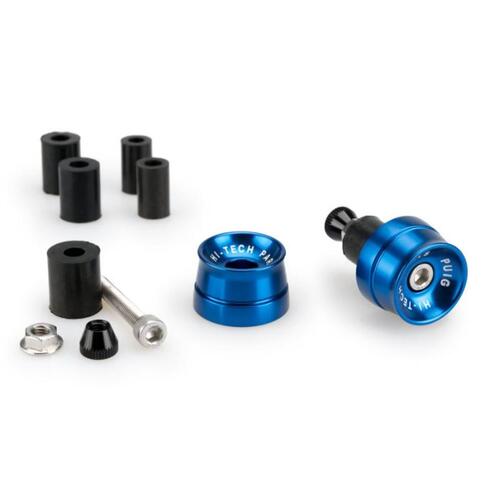 Puig Speed Bar Ends For Various Yamaha Models (Blue)