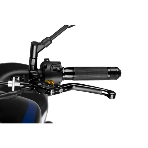 Puig Folding 3.0 Clutch Lever (Black With Gold Adjuster)