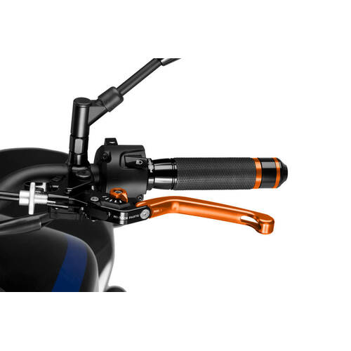 Puig 3.0 Foldable Clutch Lever (Orange Lever, Orange Adjuster)