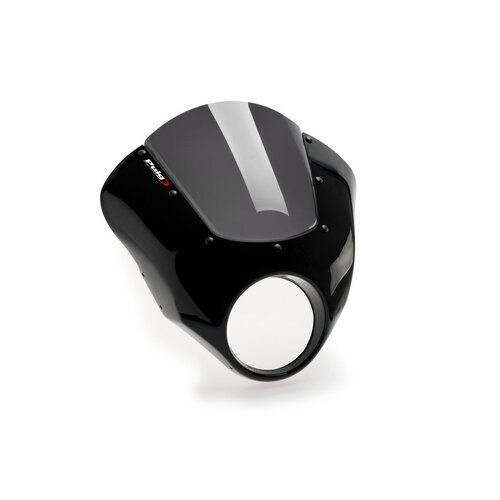 Puig Dark Knight Semi-Fairing For Honda CMX500 Rebel (2020 - Onwards) - Dark Smoke