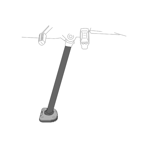 Puig Kickstand Extension For Honda NT1100 (2022 - Onwards)