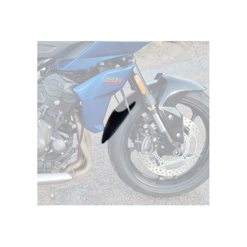 Puig Front Fender Extension To Suit Triumph Tiger Sport 660 / 800 (Black)