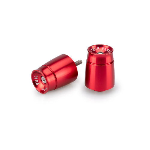 Puig Sport Bar Ends For Aprilia RS 600 And KTM 125/390 Duke (Red)