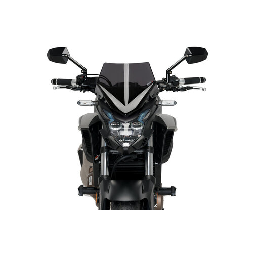 Puig New Generation Sport Screen For Honda CB500F (2016 - Onwards) - Dark Smoke