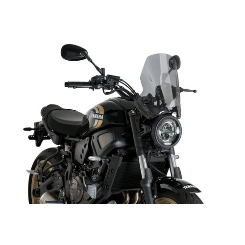 Puig New Generation Sport Screen For Yamaha XSR700 (2021 - Onwards) - Smoke