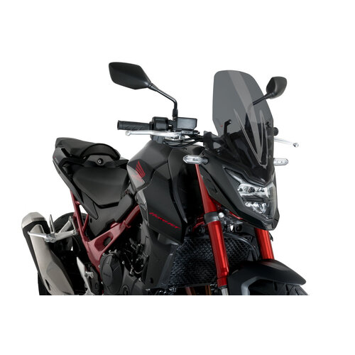 Puig New Generation Touring Screen For Honda CB750 Hornet (2023 - Onwards) - Dark Smoke