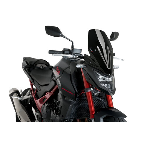 Puig New Generation Touring Screen For Honda CB750 Hornet (2023 - Onwards) - Black
