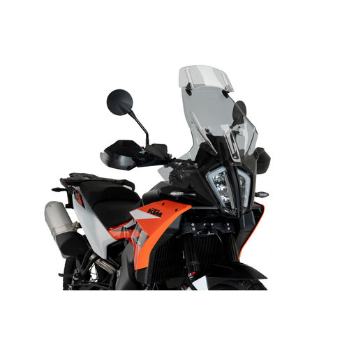 Puig Touring Screen With Visor For KTM 790/890 Adventure (2023 - Onwards) - Smoke