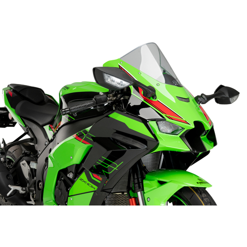 Puig Downforce Race Side Spoilers For Kawasaki ZX-10R/RR (2021 - Onwards) - Black