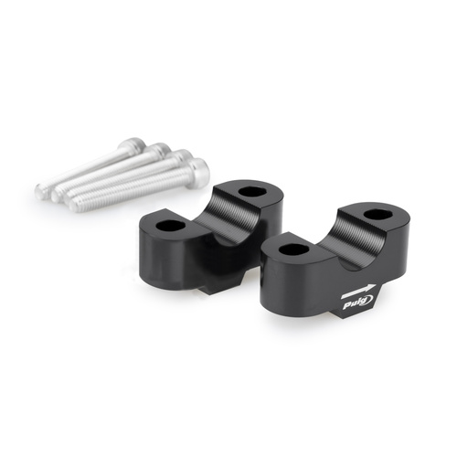 Puig RISER HANDLEBAR HEIGHT 20MM DIAM.22MM BMW C/BLACK