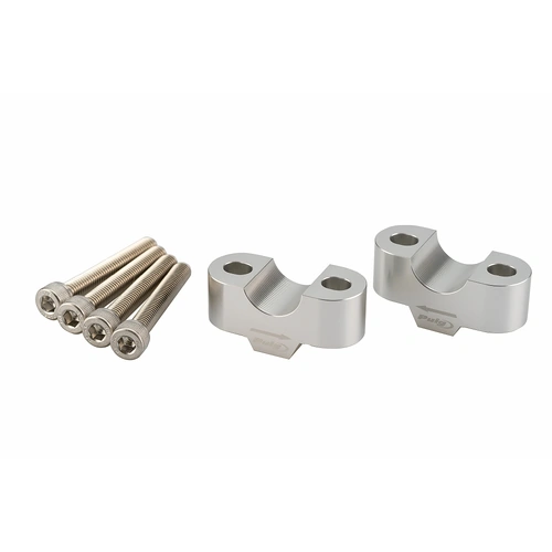 Puig RISER HANDLEBAR HEIGHT 20MM DIAM.22MM BMW C/SILVER