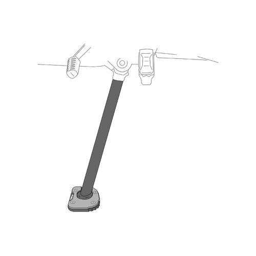 Puig SIDE STAND FOOT ENLARGER BMW R1300GS 24' C/BLACK
