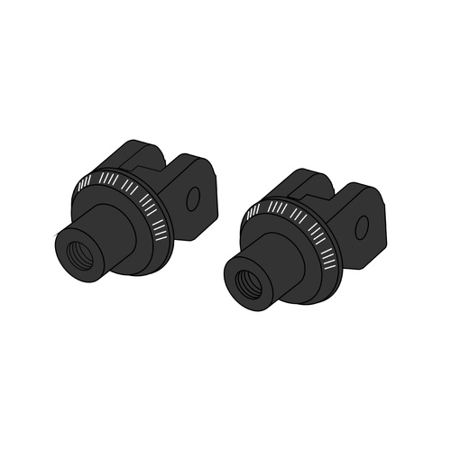 Puig PAIR FOOTREST FIXATION PILOT CFMOTO 450 NK 23-