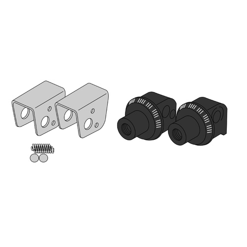 Puig PAIR FOOTREST FIXATION PASSENGER CFMOTO 450 NK