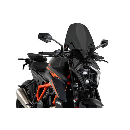Puig New Generation Touring Screen For KTM 1390 Super Duke R (2024 - Onwards) - Dark Smoke