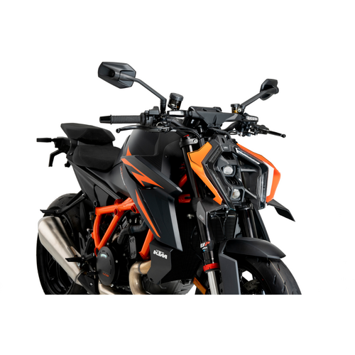 Puig Front Spoiler For KTM 1390 Super Duke R/EVO (2024 - Onwards) - Matte Black