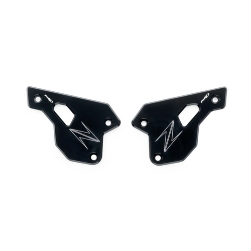Puig Heel Plates For Kawasaki Z900 (2023 - Onwards) - Black