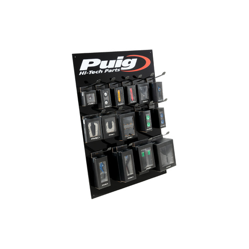 Puig HI-TECH PARTS WALL DISPLAY 15 HOOKS C/BLACK