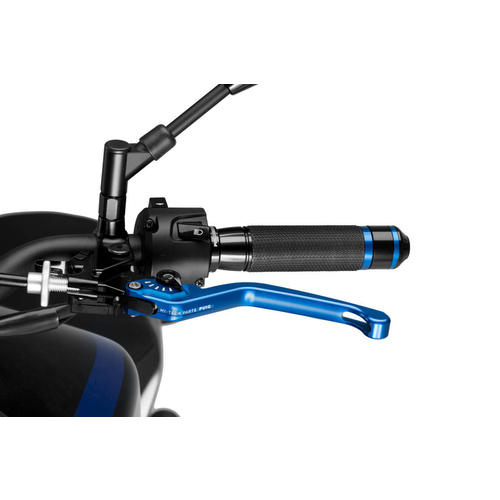 Puig 3.0 Unfoldable Clutch Lever (Blue Lever, Black Adjuster)