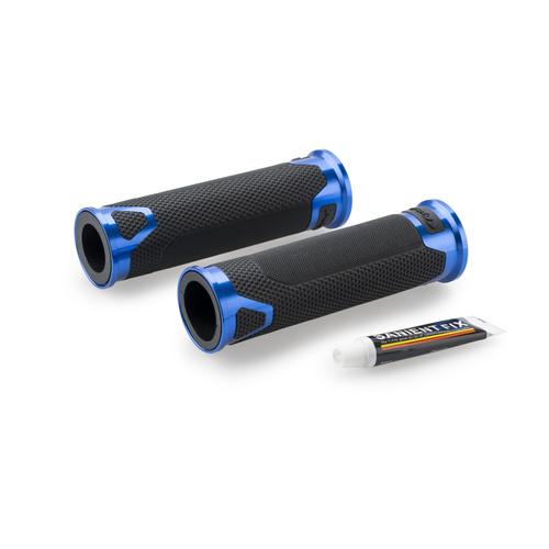 Puig GRIPS BY PAIR PUIG HI-TECH REVVING 119MM C/BLUE