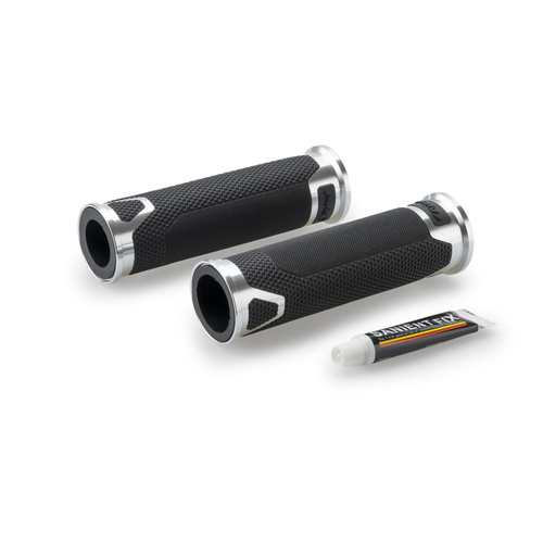 Puig GRIPS BY PAIR PUIG HI-TECH REVVING 119MM C/SILVER