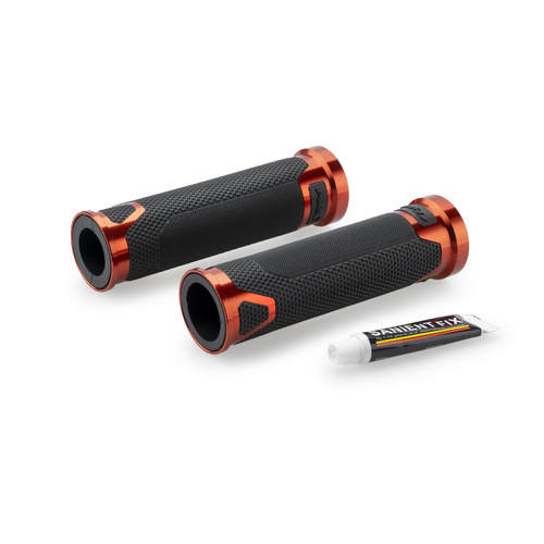Puig GRIPS BY PAIR PUIG HI-TECH REVVING 119MM C/ORANGE