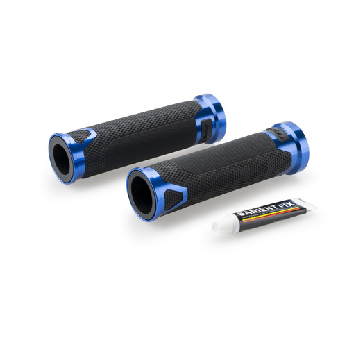 Puig GRIPS BY PAIR PUIG HI-TECH REVVING 123MM C/BLUE
