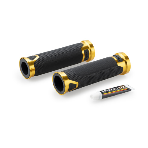 Puig GRIPS BY PAIR PUIG HI-TECH REVVING 123MM C/GOLD