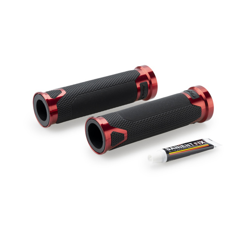 Puig GRIPS BY PAIR PUIG HI-TECH REVVING 123MM C/RED