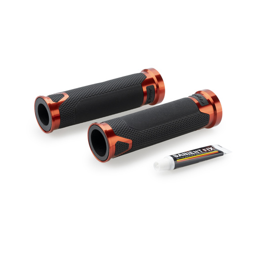 Puig GRIPS BY PAIR PUIG HI-TECH REVVING 123MM C/ORANGE