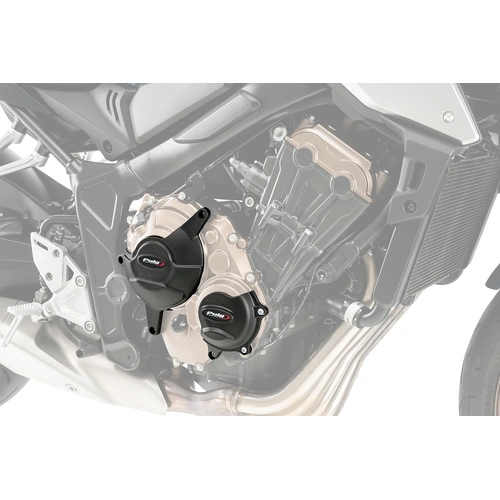 Puig ENGINE COVER TRACK YAMAHA MT-07 25' C/BLACK