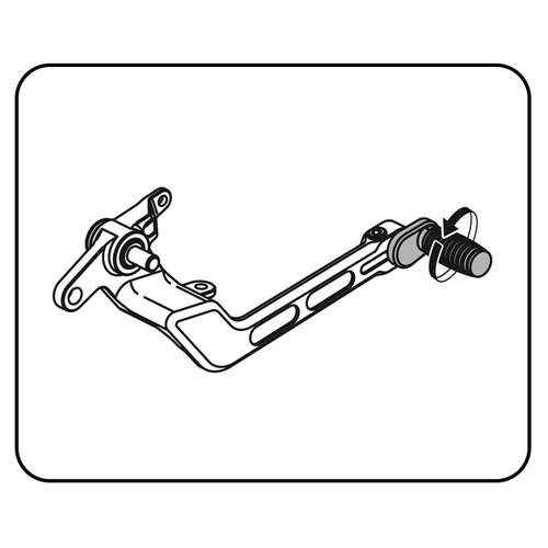 Puig ADJUSTABLE BRAKE FOOT PEDAL KAWASAKI Z1100 26' C/B