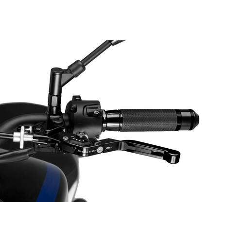 Puig 3.0 Extendable Folding Clutch Lever (Black With Black Adjuster)