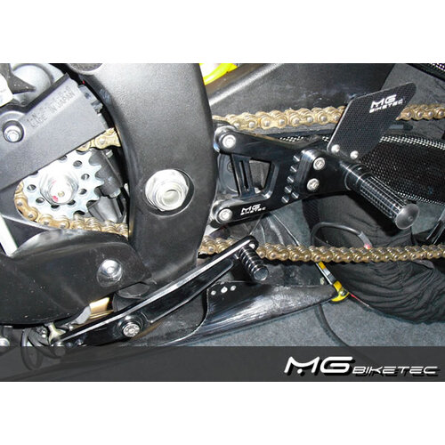 MG Biketec Sport Rearsets To Suit Yamaha R6 (2006 - 2016)