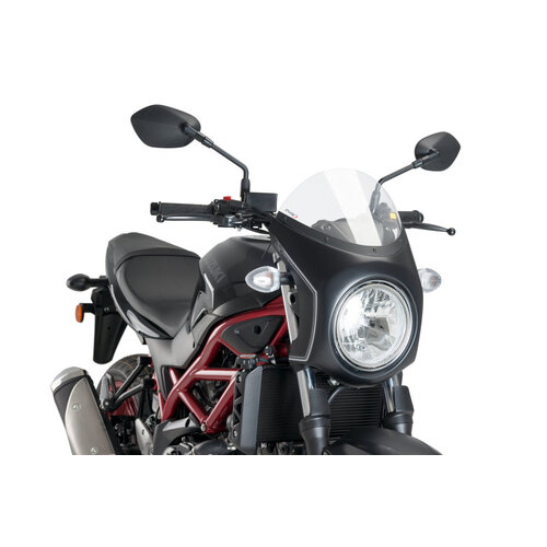 Puig Retro Semi Fairing To Suit Suzuki SV650 (2016 - Onwards) - Clear