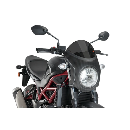 Puig SEMIFAIRING CARBON LOOK SUZUKI SV650 16'- C/BLACK