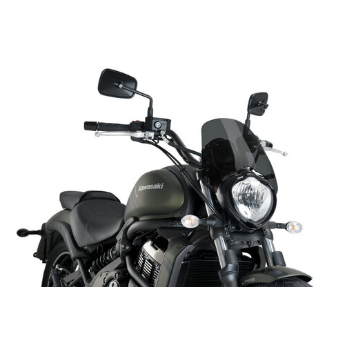 Puig New Generation Sport Screen For Kawasaki Vulcan S/Cafe (Dark Smoke)