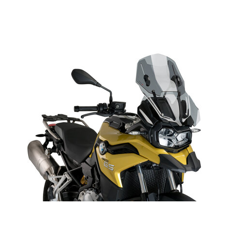 Puig Adjustable Screen For BMW F 750 GS / F 850 GS (2018 - Onwards) - Smoke