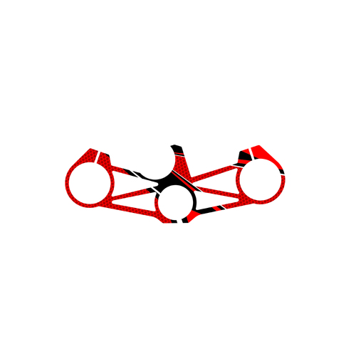 Puig YOKE PROTECTOR KAWASAKI ZX-6R 636 19' C/RED