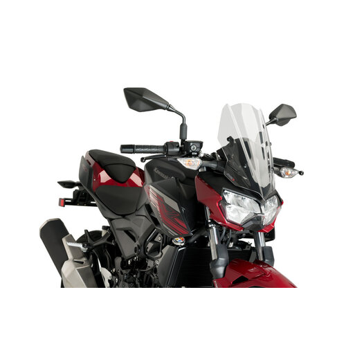 Puig New Generation Sport Screen For Kawasaki Z400 2019 - Onwards (Clear)
