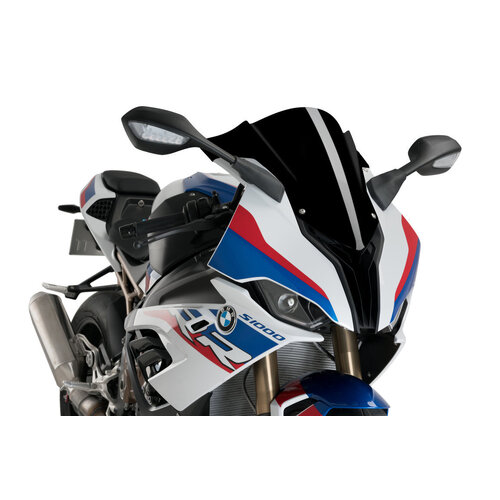 Puig Z Racing Screen Compatible with BMW S1000RR / M1000RR (Black)